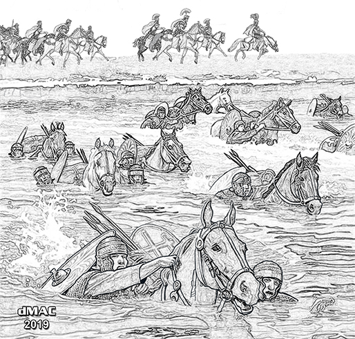Cavalry swimming Medway